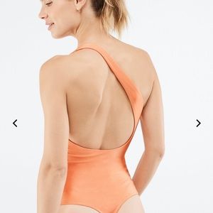 Orange bodysuit